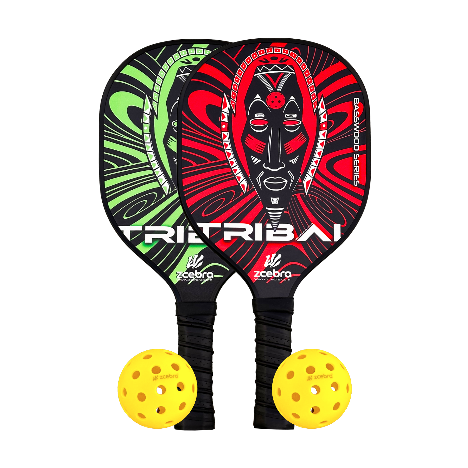 Pickleball set 2 paddles 2 balls