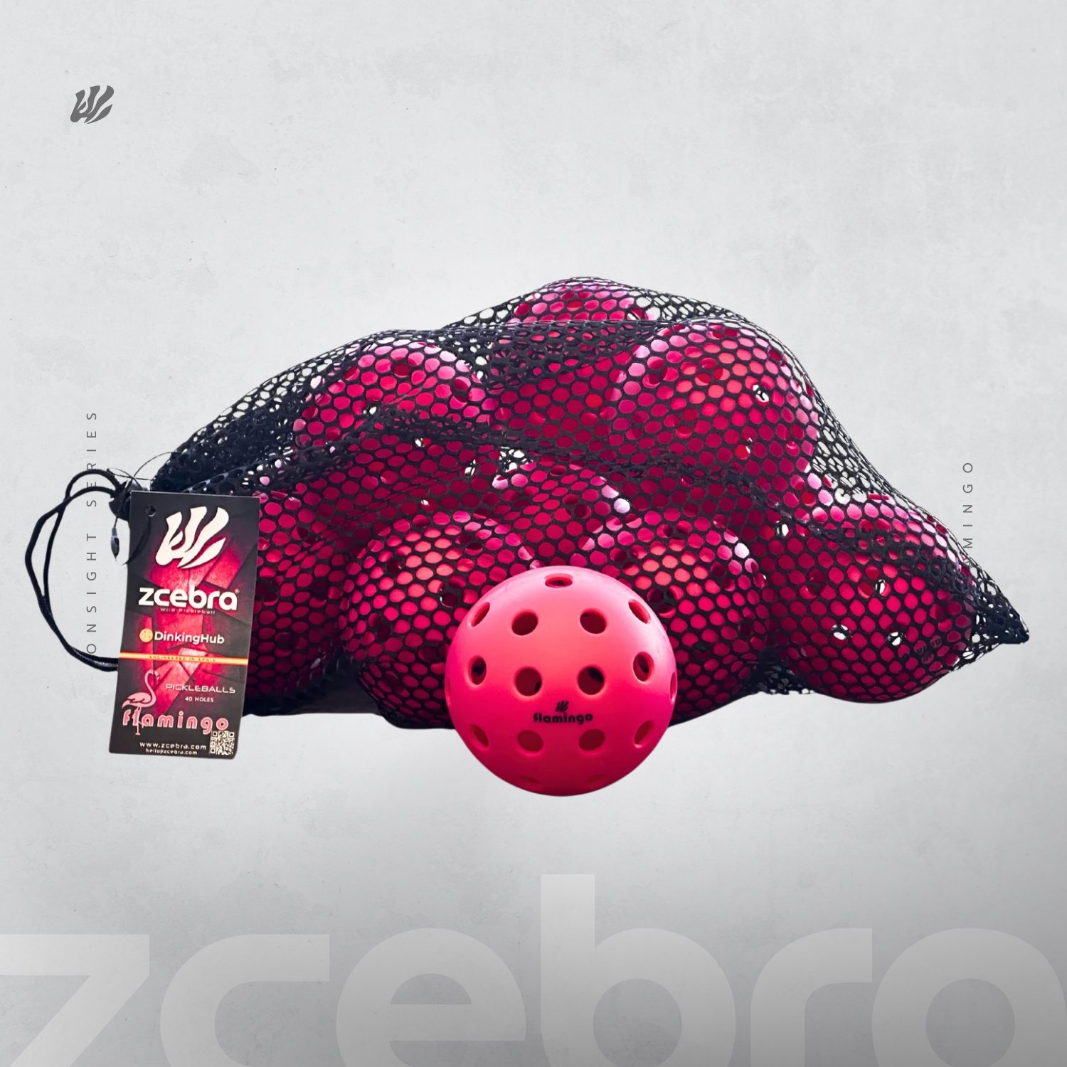 Pack of 12 Balls Flamingo Edition