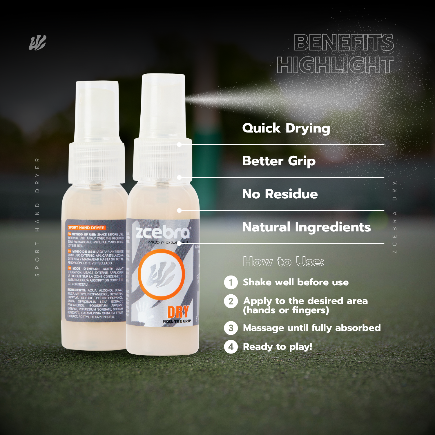 DRY SKIN – Spray antideslizante