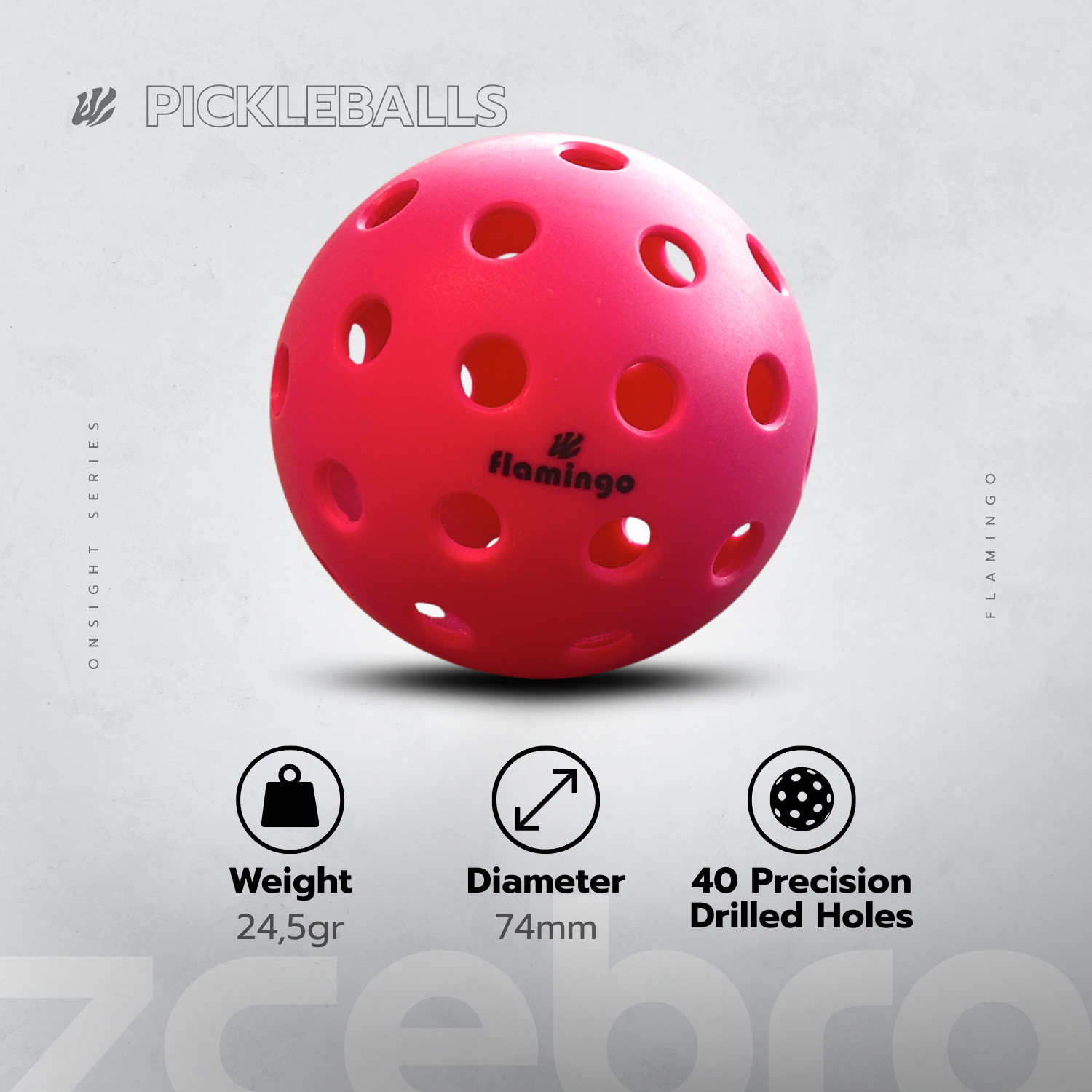 Pack 45 Bolas Flamingo Edition