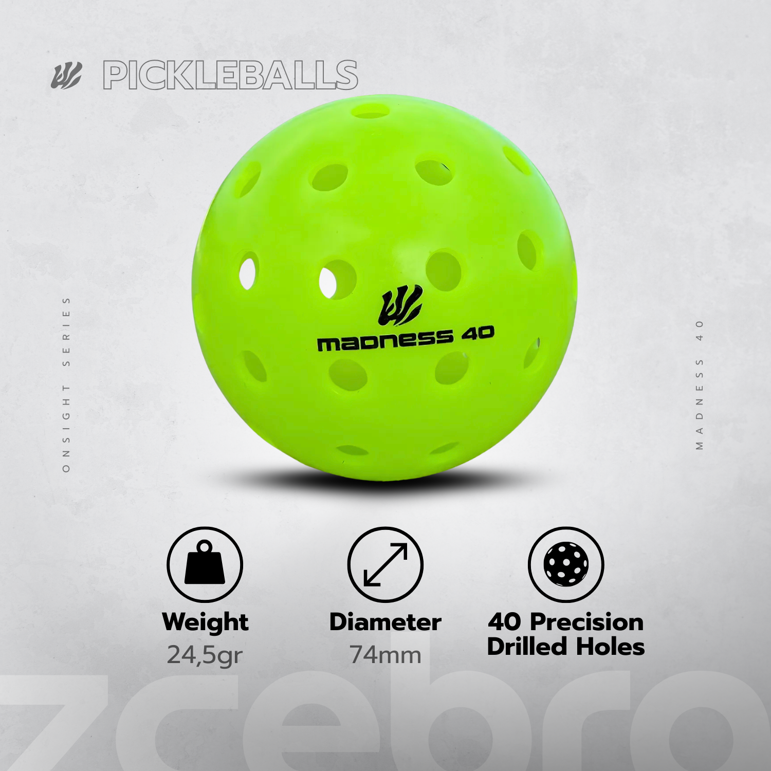 Pack de 12 Bolas Madness 40