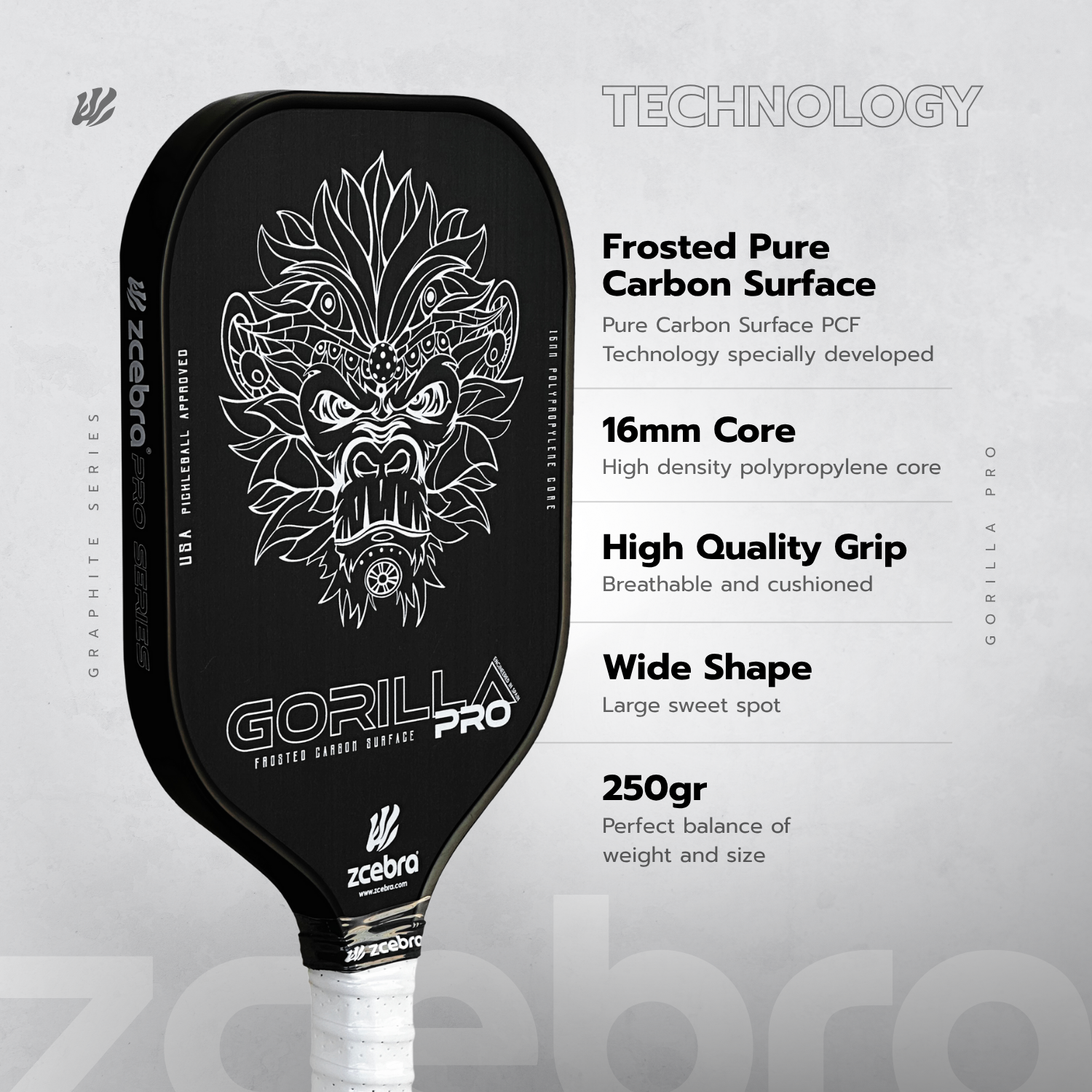 ZCEBRA Gorilla Pro Series - Black