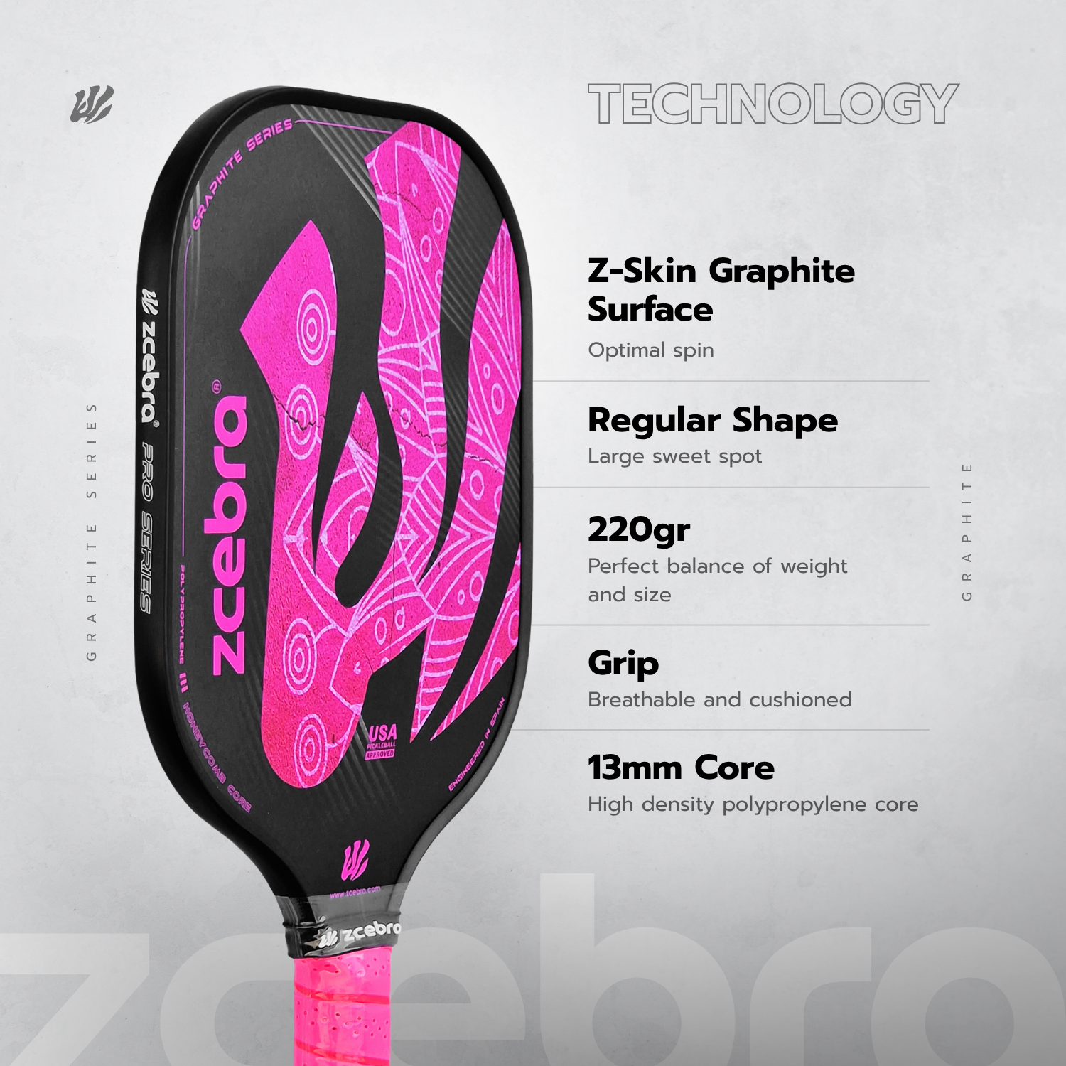 ZCEBRA Graphite Series - Pink