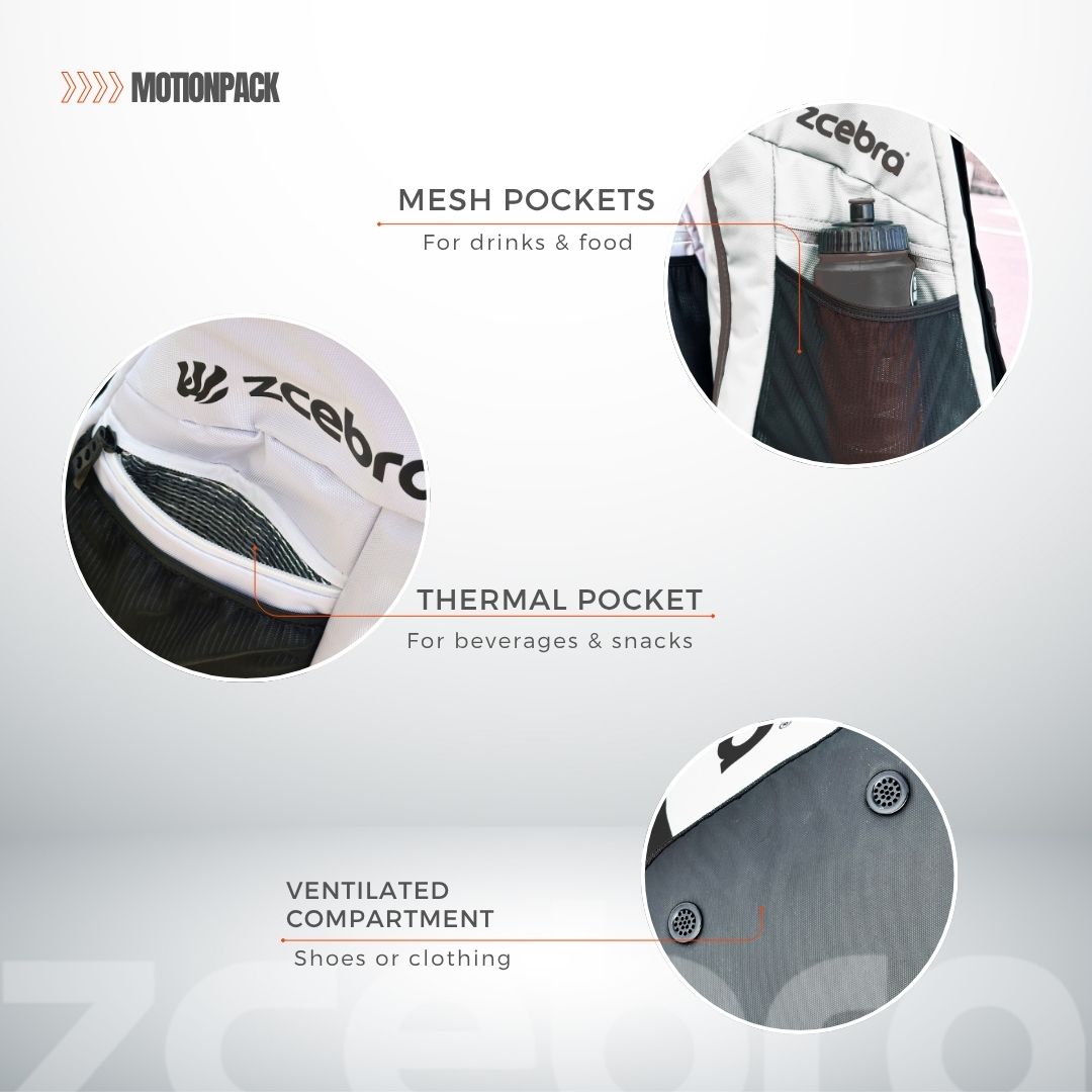 Mochila ZCEBRA MotionPack - WHITE