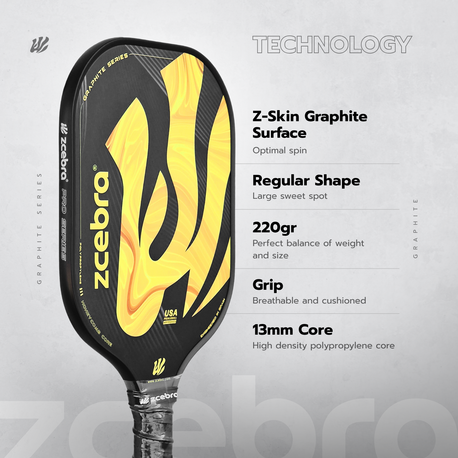 ZCEBRA Graphite Series - Yellow