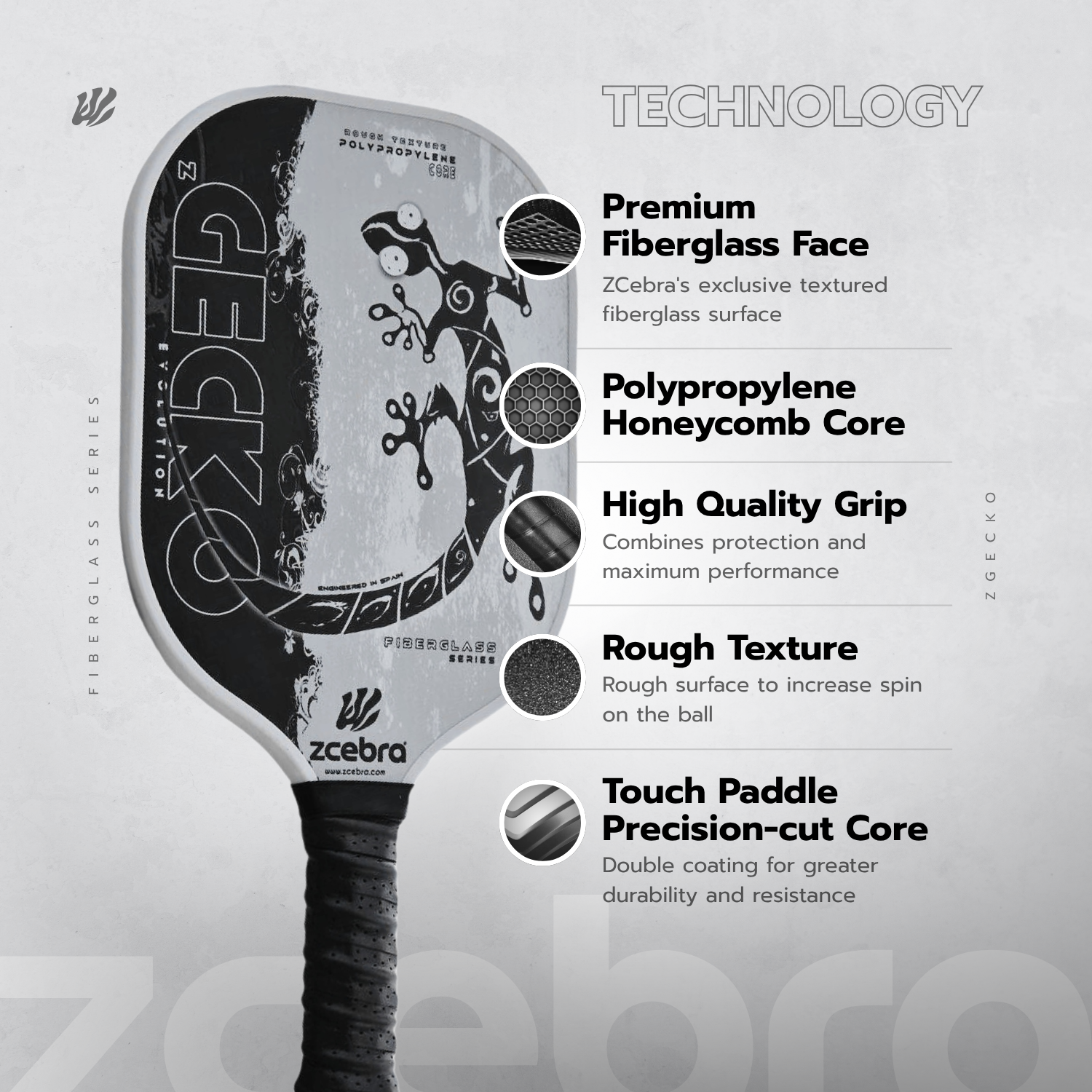 ZCEBRA Zgecko Evolution - White