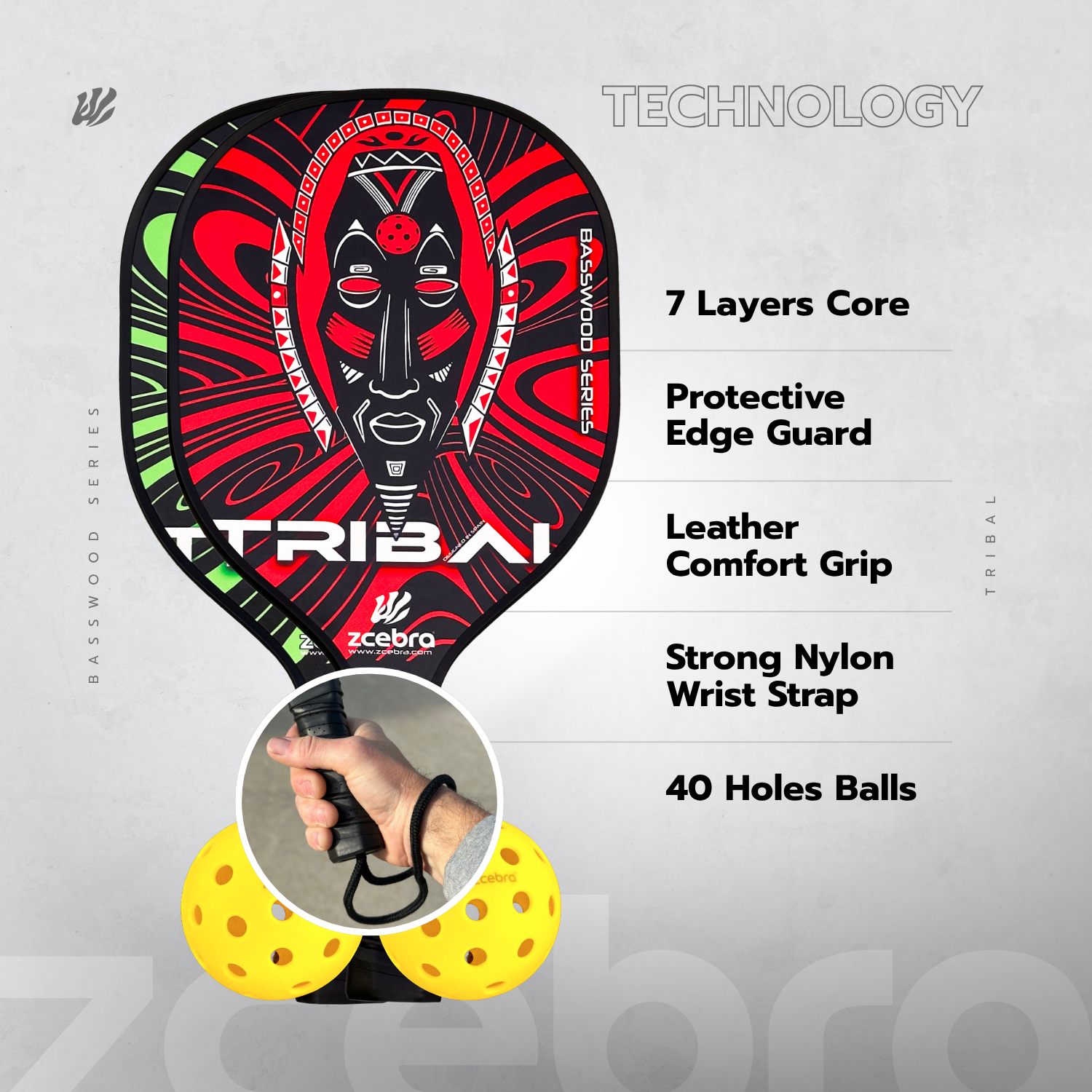 Pickleball set 2 paddles 2 balls