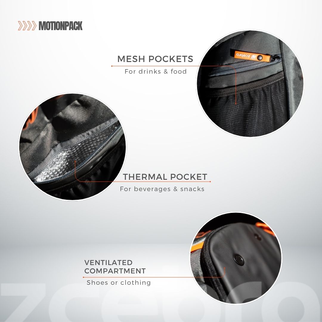 Mochila ZCEBRA MotionPack - Gris