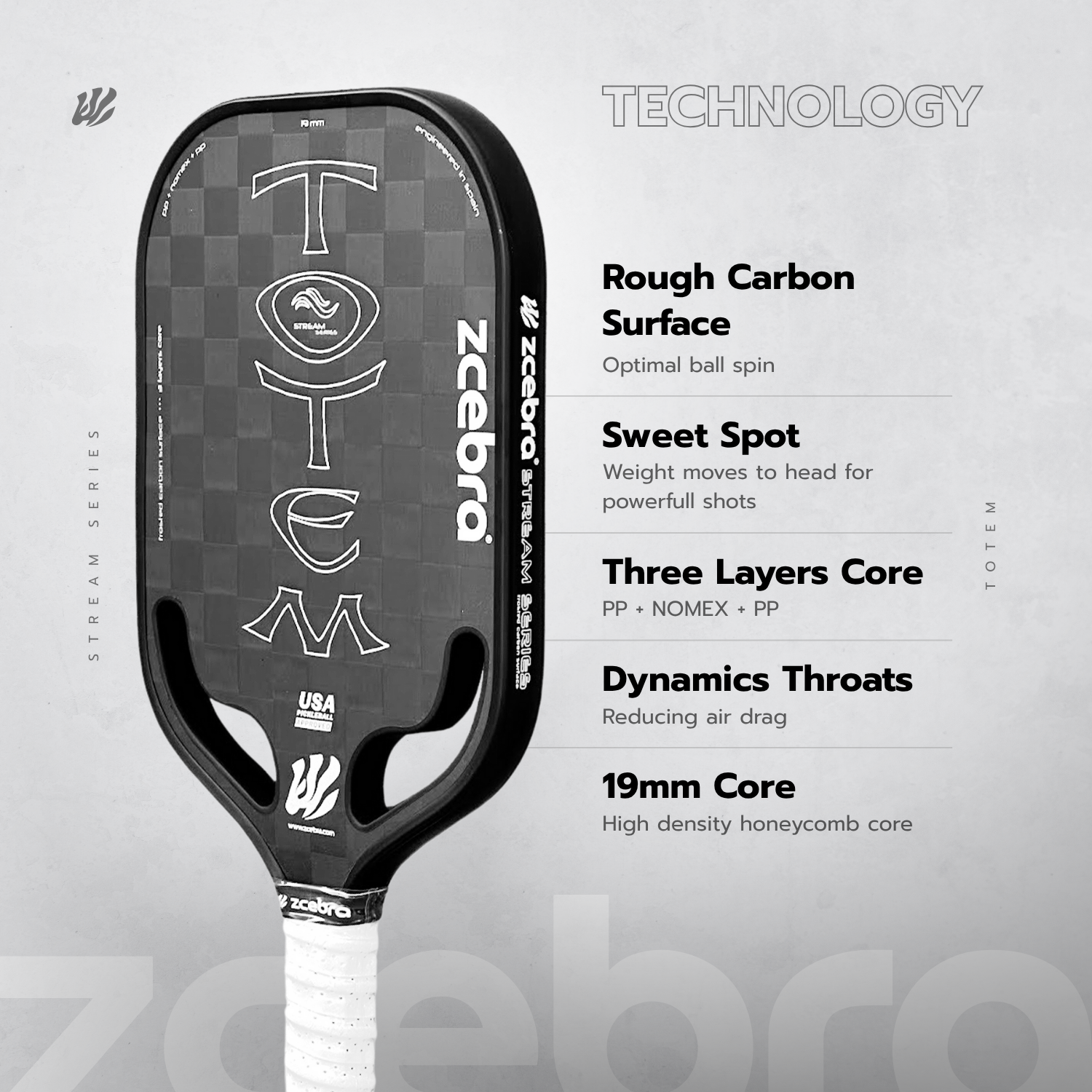 ZCEBRA TOTEM - BLACK