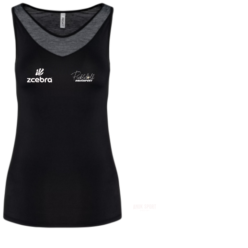 Camiseta Bicolor Sin Mangas