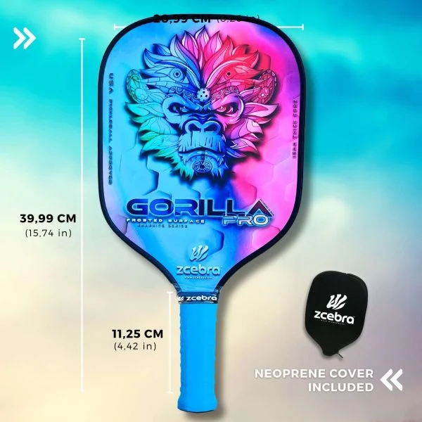 Pickleball paddle Carbon GORILLA PRO SERIES (Rainbow) - Image 4