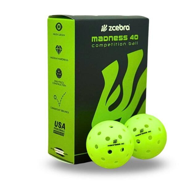 Pack de 6 Bolas de Pickleball de Competición Madness 40