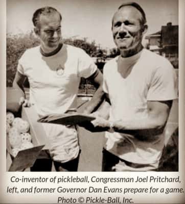 Pickleball Inventor, congressman Joel Pritchard