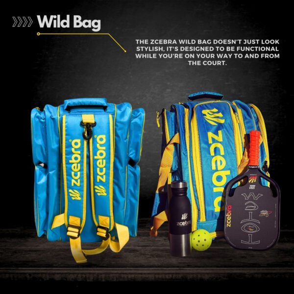 Paletero Pickleball Zcebra Wild Bag - Imagen 7