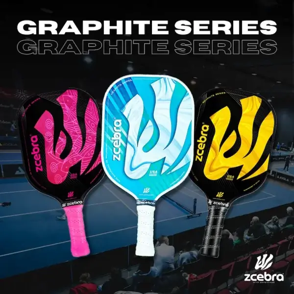 Palas de pickleball graphite series, palas para jugadores de nivel intermedio (1)